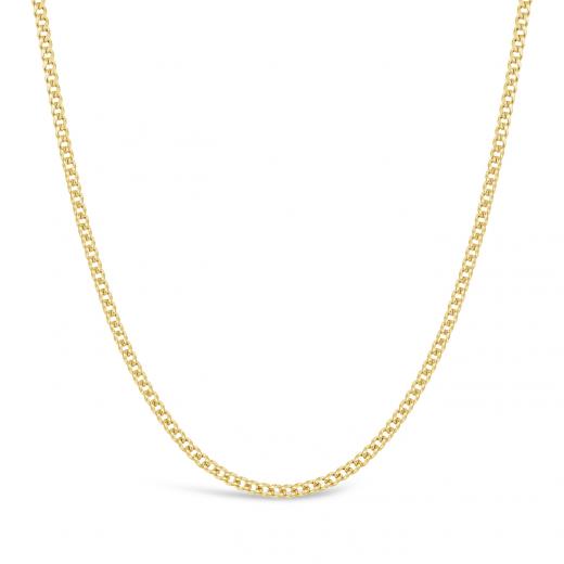 18k 3.0mm Yellow Gold  Curb Chain 24"