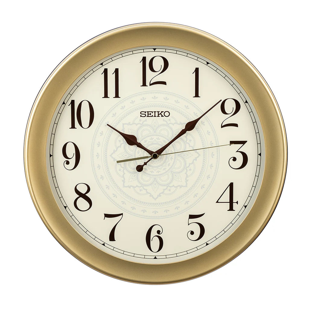 SEIKO INDIA QXA835F Distinguished Floral Design Wall Clock (Pre