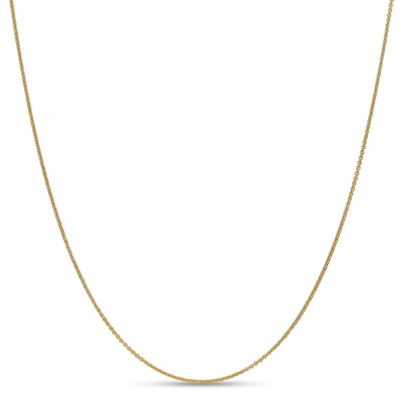 18k Yellow Gold 2.3mm Cable Chain 20"