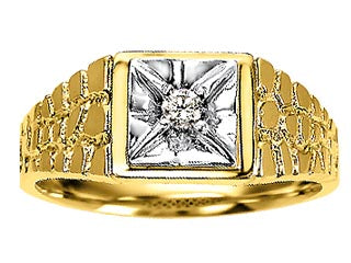 10K White Gold 0.08CT Diamond   Ring