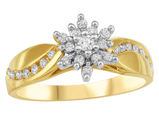 10K White Gold 0.30ct Diamond Ring