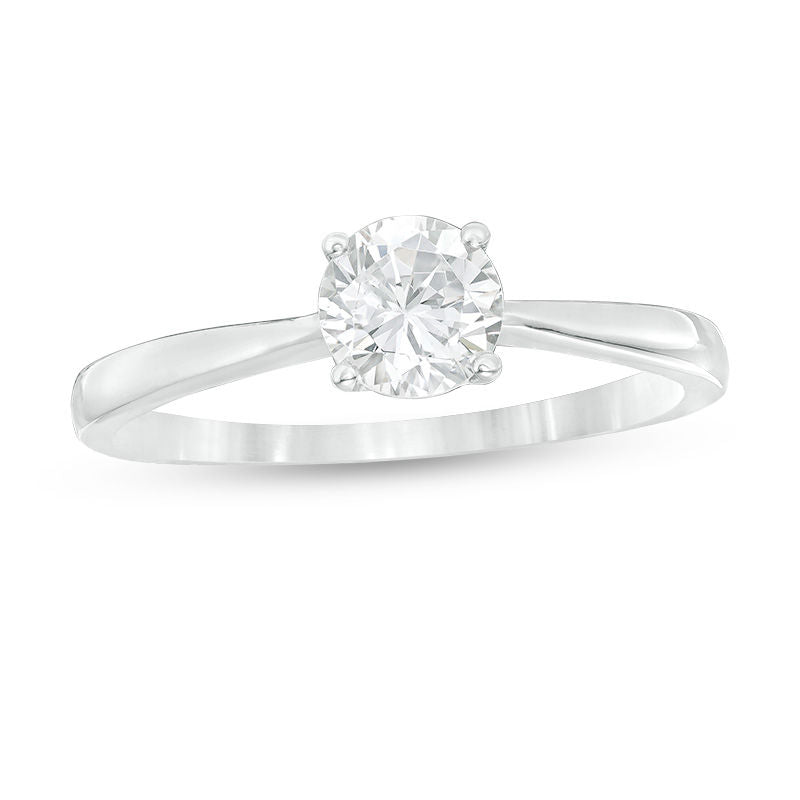 18K White Gold 0.36ct Canadian Diamond Solitaire  Ring