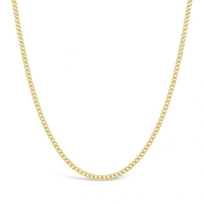 18K 3.0 mm Yellow Gold Curb CHAIN 20"