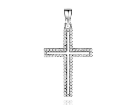 925 s. silver cross pendant (SKU SP25002)