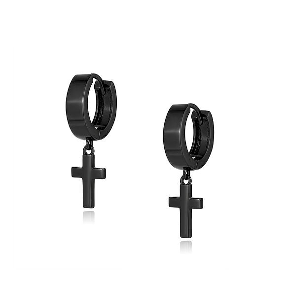 Silver  CROSS  EARRING (SKU SE23001)