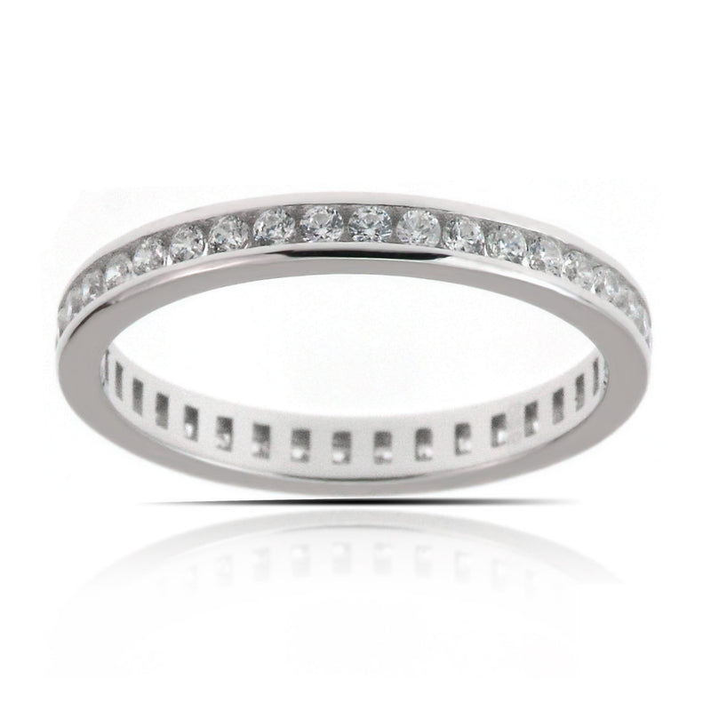 925 S. Silver CZ Ring size 7 (SKU SR25010)