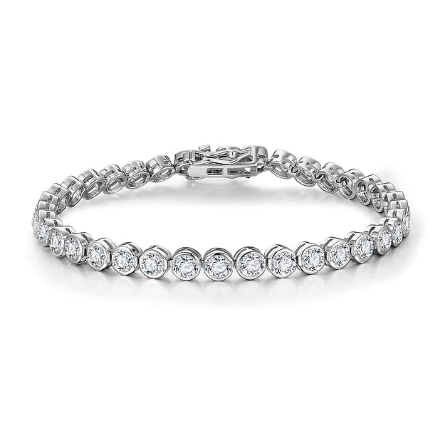 SILVER  Cubic Zirconia  BRACELET