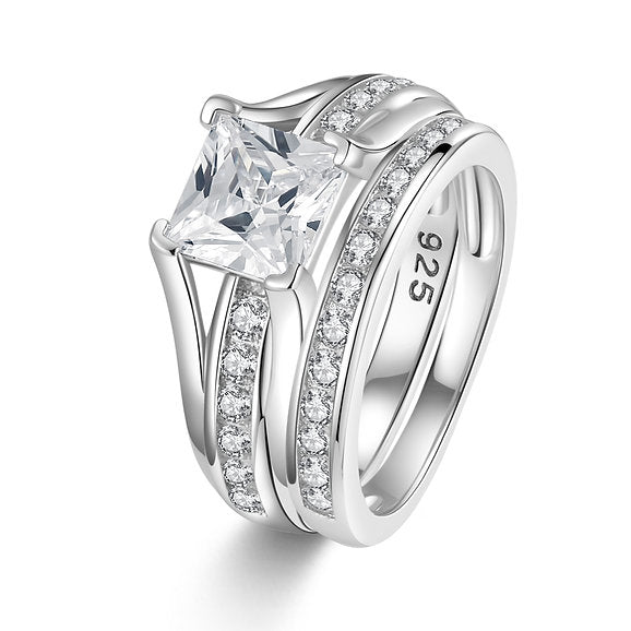 925 S. Silver CZ Ring SIZE 6 (SKU SR25045)