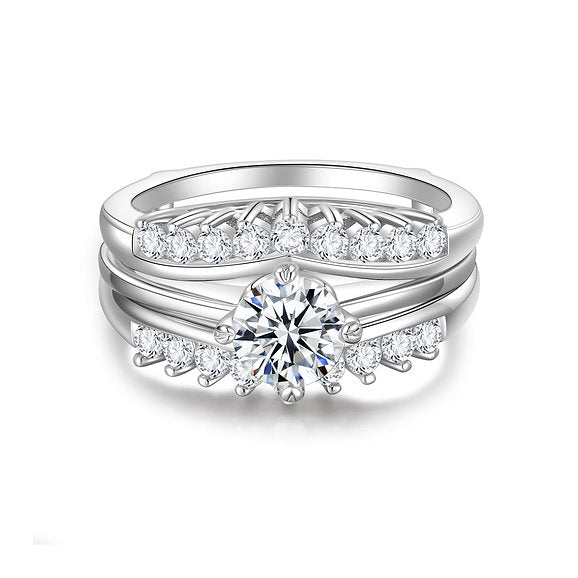 925 S. Silver CZ Ring  (SKU SR24004)