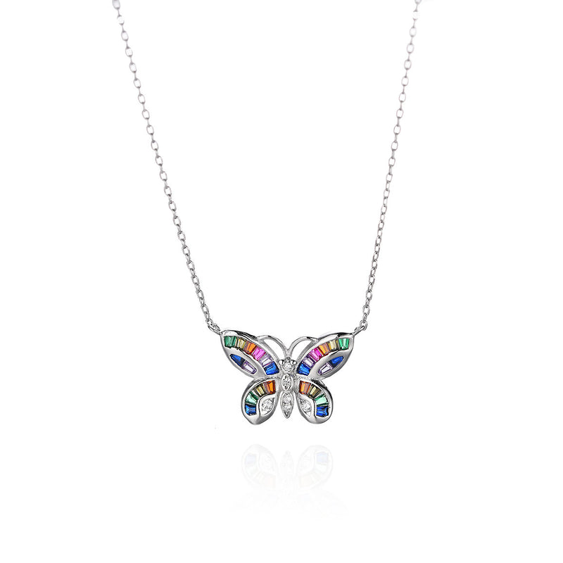 925 SILVER BIRTHSTONE BUTTERFLY (SKU SP25010)
