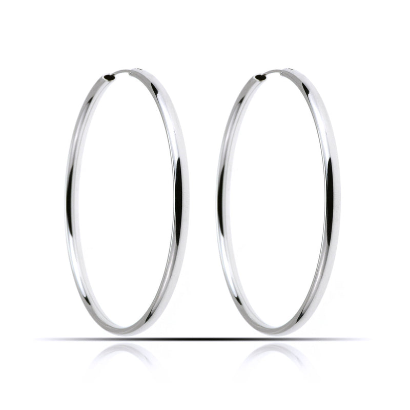 925 S. Silver Hoop  Earring (SKU SE24050)