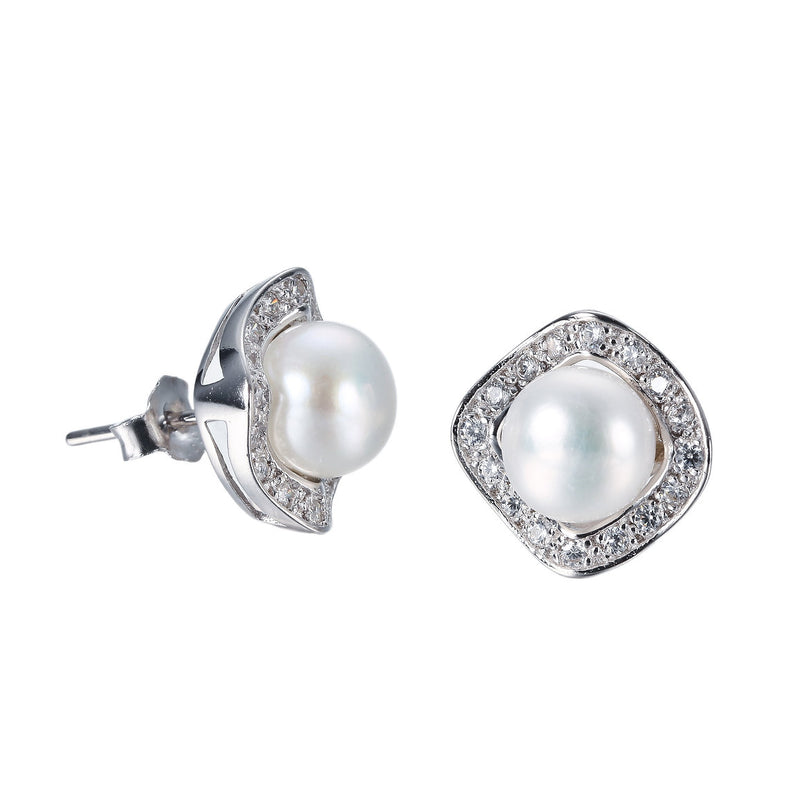 925 SILVER Cubic Zirconia  EARRING (SKU SE24007)