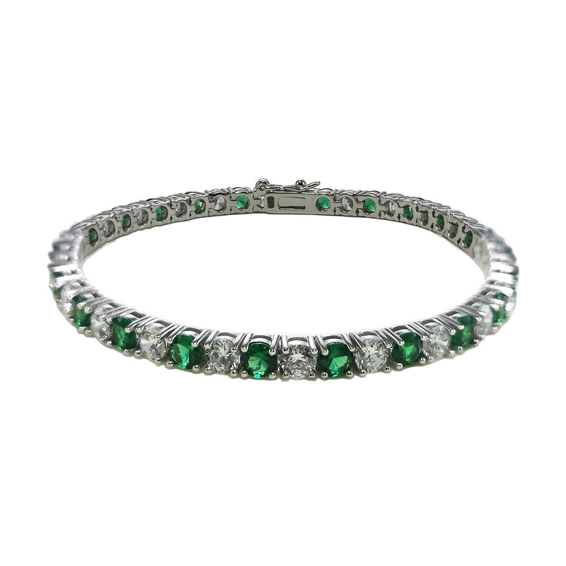 925 S. SILVER CZ BRACELET (SKU SB25017)