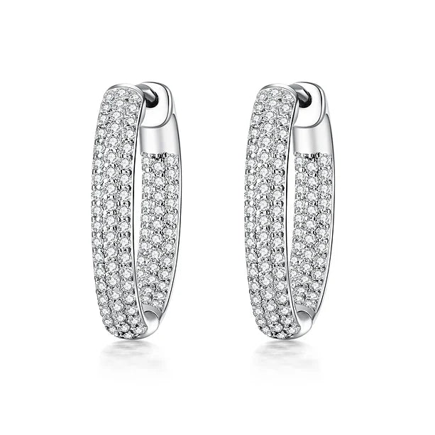 925 SILVER Cubic Zirconia  EARRING