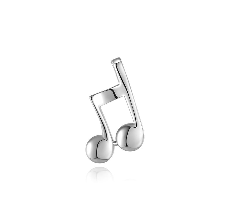 925 S. SILVER Music Note with 18" Silver Chain (SKU SP14016)