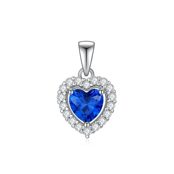 925 S. SILVER SAPPHIRE PENDANT (SKU SP25005)