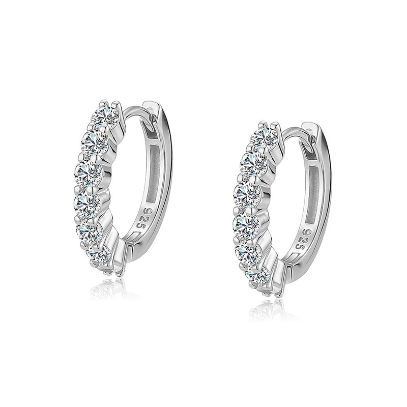 925 S. Silver  CZ  EARRING (SKU SE25014)