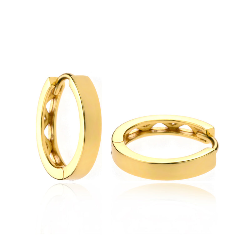 925 S. Silver GOLD PLATED  EARRING (SKU SE25018)