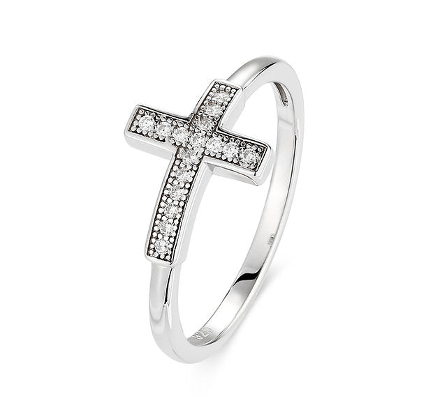9250S. Silver CZ Ring (SKU SR25005)