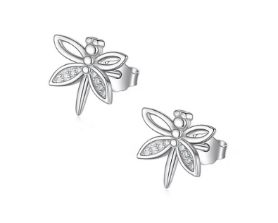 925 s. silver dragonfly earrings (SKU SE25004)