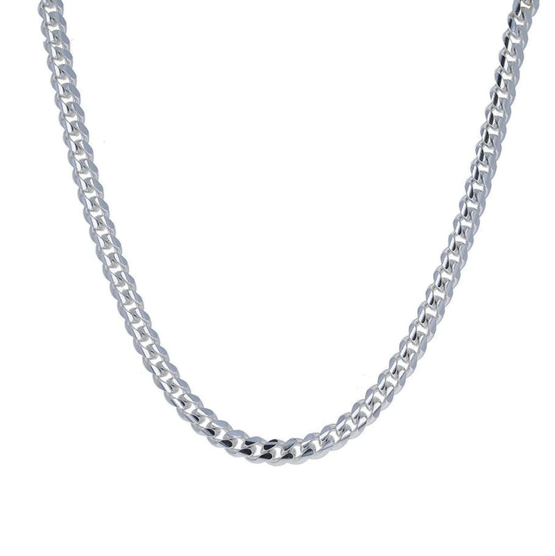 925 SILVER 6.90 mm Curb CHAIN 24" (SKU SC15263)