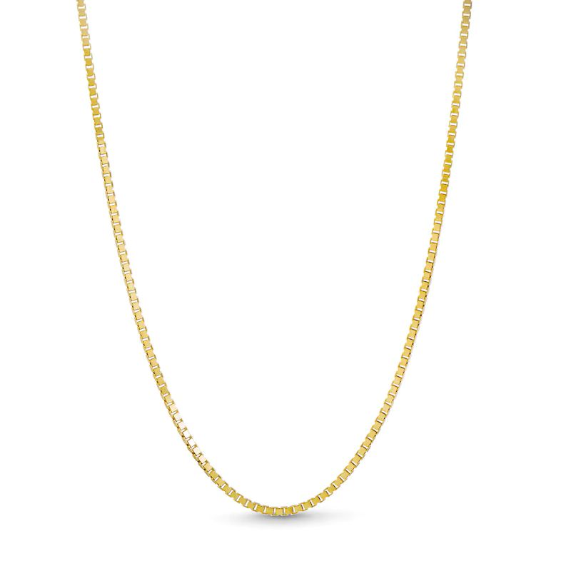 10K 1.20 mm Yellow Gold Box CHAIN 20" (SKU C21021)