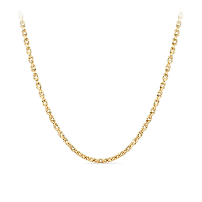10K  1.5mm Yellow Gold Cable CHAIN 22" (SKU C18029)