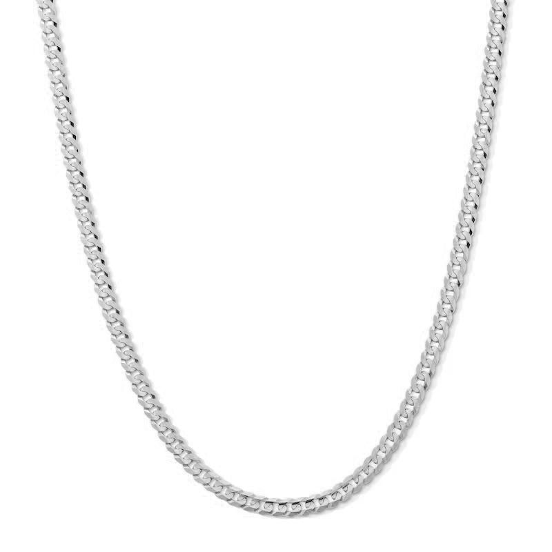 10K 3.40 mm White Gold Curb CHAIN 30" (SKU C15183)