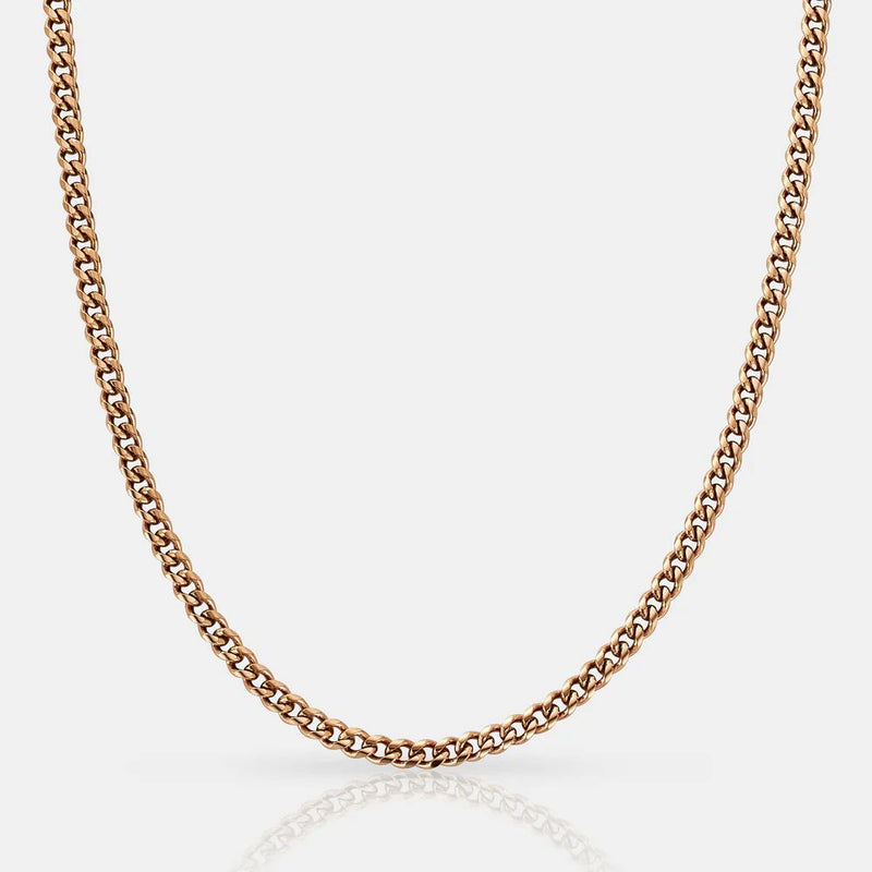 10K 0.65 mm Rose Gold Curb CHAIN 17" (SKU C19114)