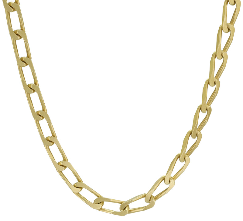 10K 4mm Yellow Gold Open Link CHAIN 30" (SKU C13114)
