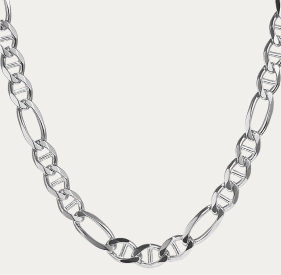 925 SILVER 7.0 mm Figarucci CHAIN 24" (SKU SC15147)