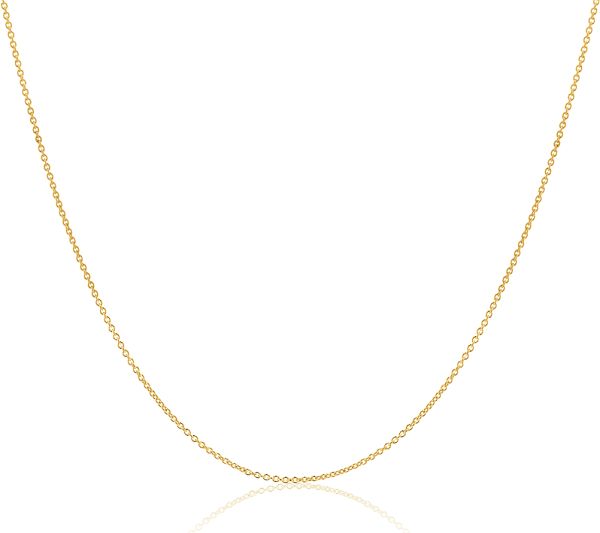 10K 1.05mm Yellow Gold Cable CHAIN 22" (SKU C19080)