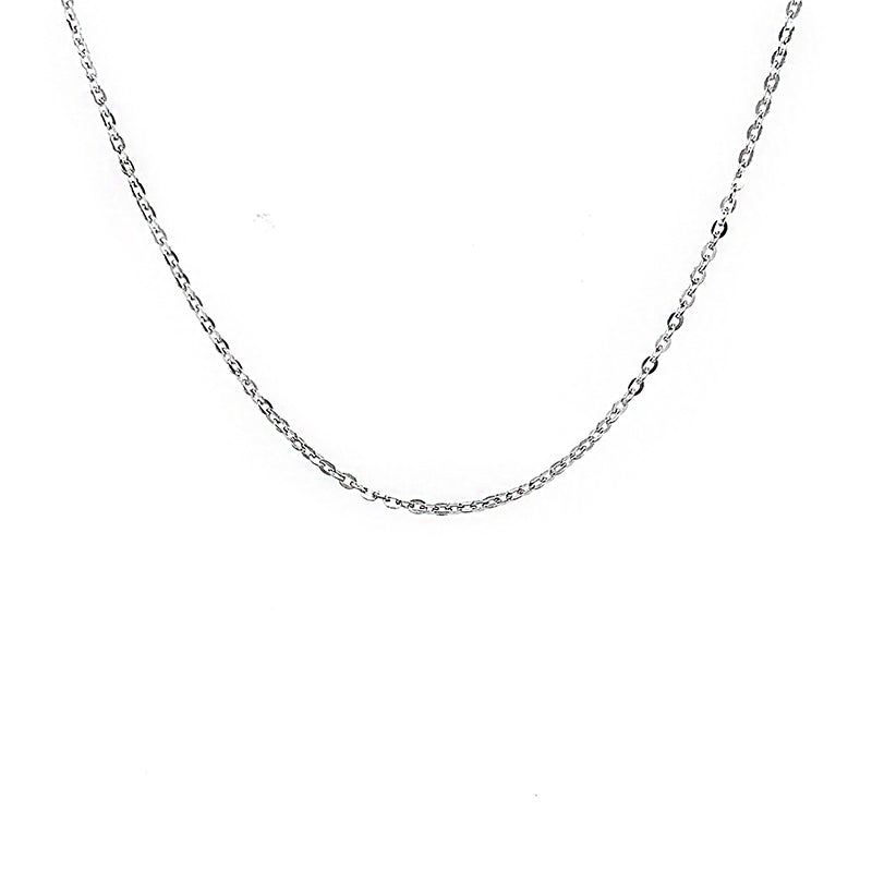 18K 1.70 mm White Gold Cable CHAIN 20" (SKU C13436)