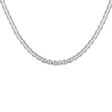 10K 1.70 mm White Gold  Flat Gucci CHAIN 16" (SKU C21057)