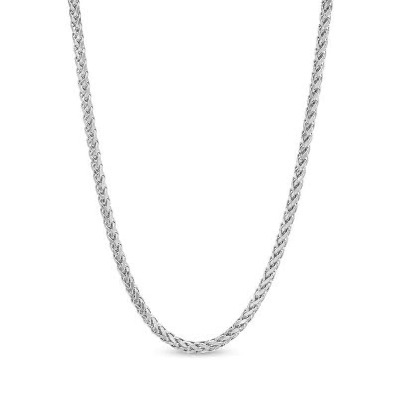 10K 0.8 mm White Gold Franco CHAIN 20" (SKU C15081)