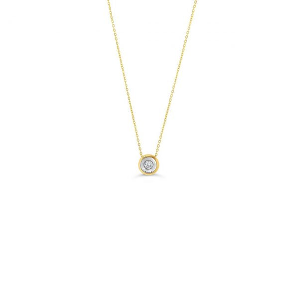 10k Yellow Gold 1=0.04RBC DIAMOND STUD  PENDANT (SKU P23025)