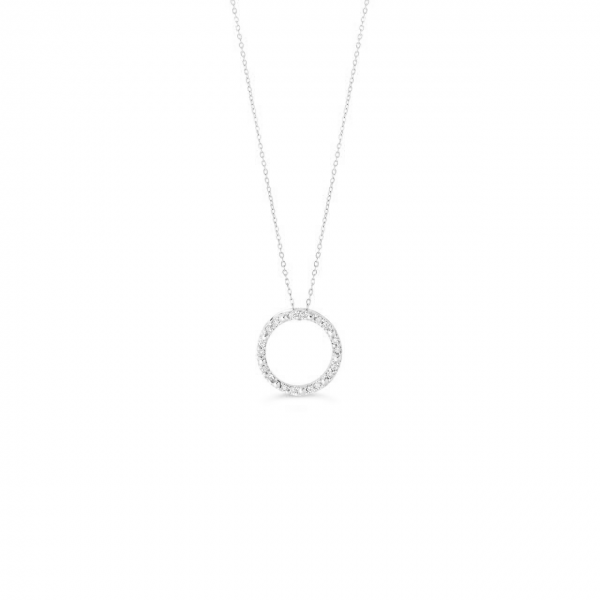 10k White Gold 10=0.10RBC DIAMOND  PENDANT (SKU P23020)