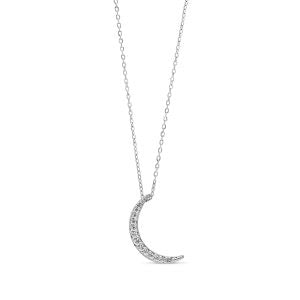 10k White Gold 0.04ct  DIAMOND  PENDANT (SKU P23027)