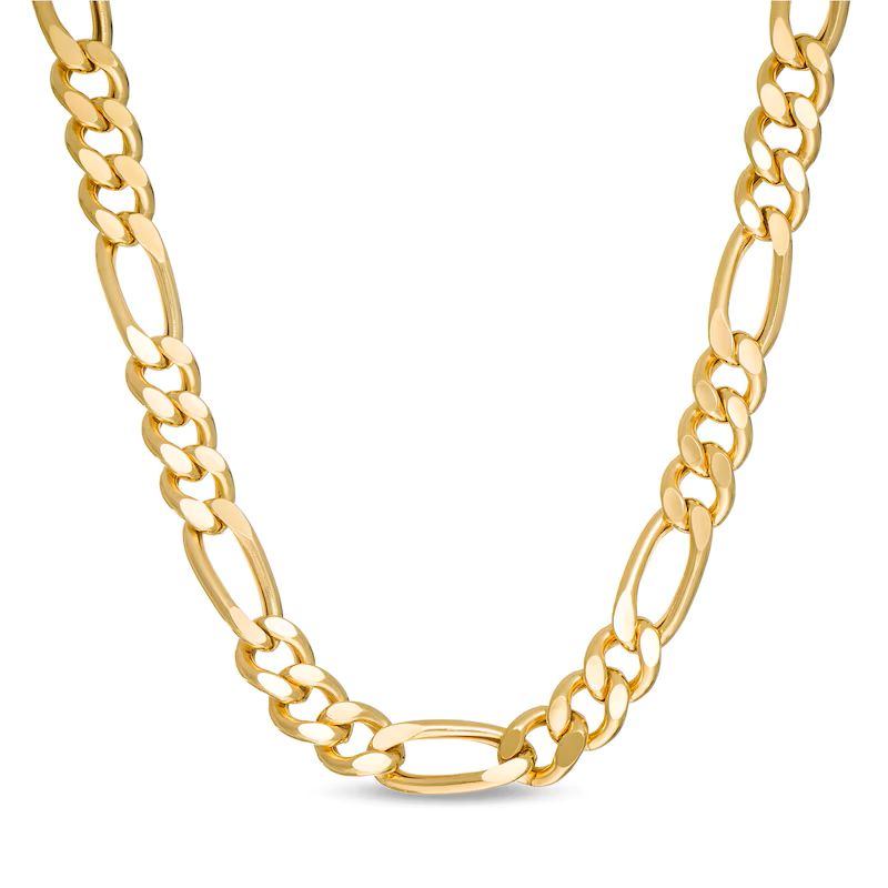 10K 3.90 mm Yellow Gold Figaro CHAIN 30" (SKU C13149)