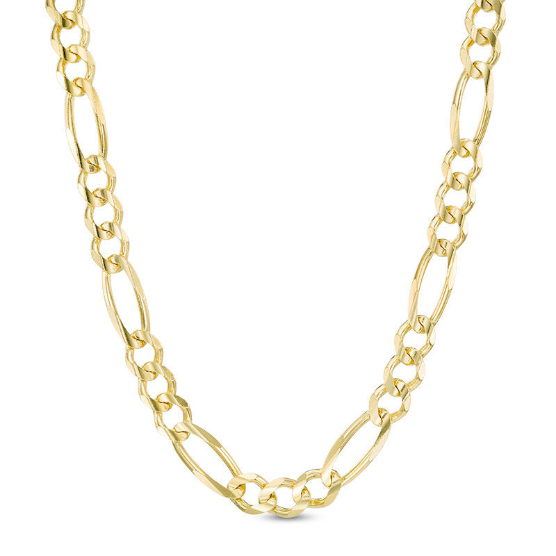 10K 3.70 mm Yellow Gold Figaro CHAIN 30" (SKU C13151)