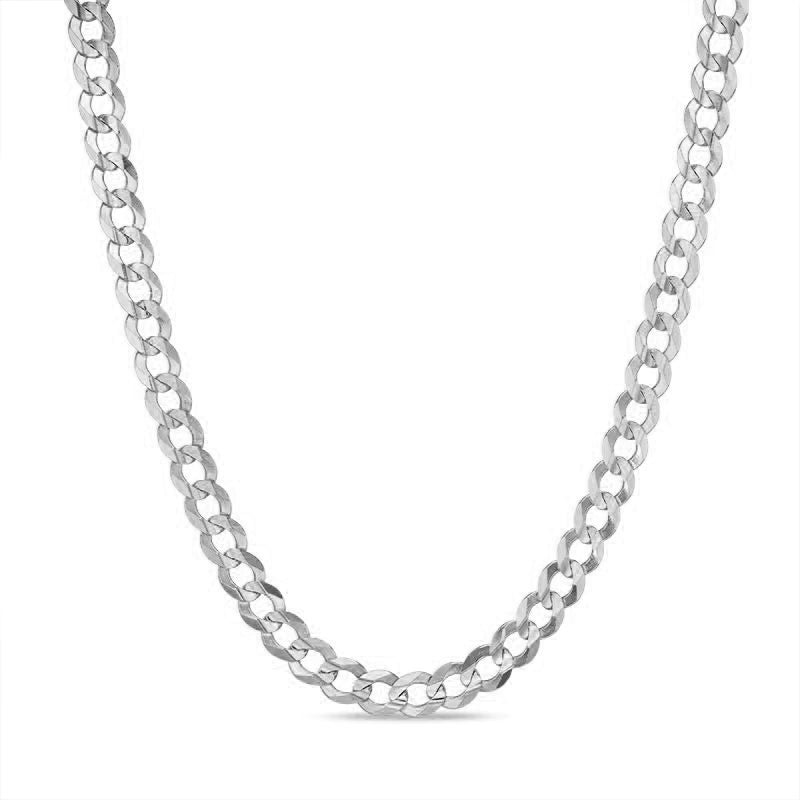 925 SILVER 7.60 mm Curb CHAIN 24" (SKU SC15270)