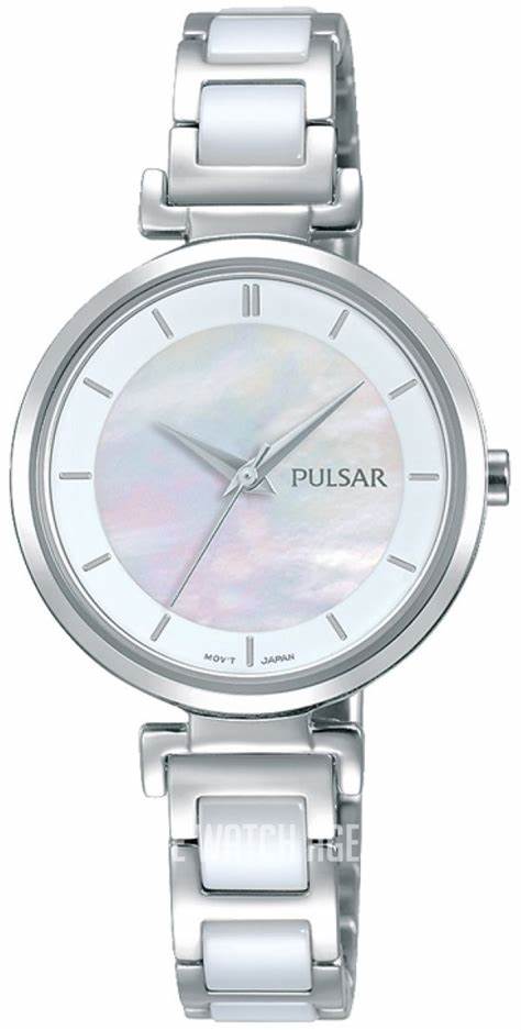 Pulsar Attitude White/Ceramic Ladies Watch (PH8269)