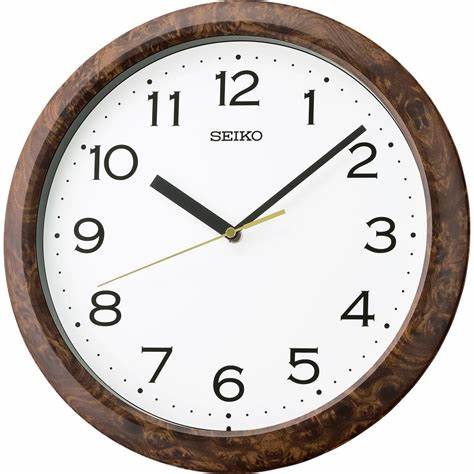 Seiko Round Wall Clock QHA014B (Pre-Order)