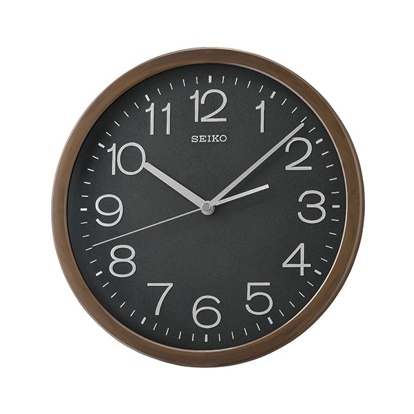 Seiko Wall Clock – Brown & Black QXA808A (Pre-Order)