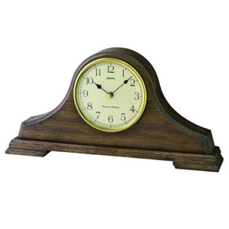 SEIKO WOODEN MANTEL CLOCK WITH DUAL CHIME QXJ013B (Pre-Order)