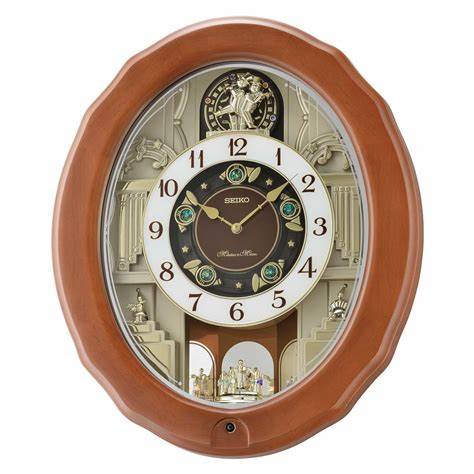 SEIKO Analog Brown Wooden Wall (Pre-order)