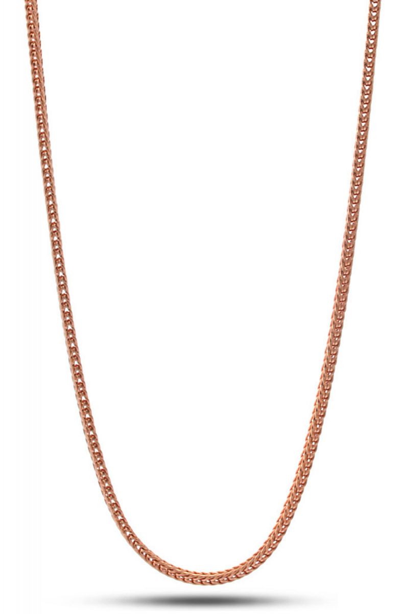 14K 1.10 mm Rode Gold Franco CHAIN 20" (SKU C24033)