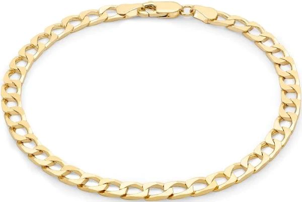 10K 2.40 mm Yellow Gold Singapore Bracelet 7.25" (SKU C15589)