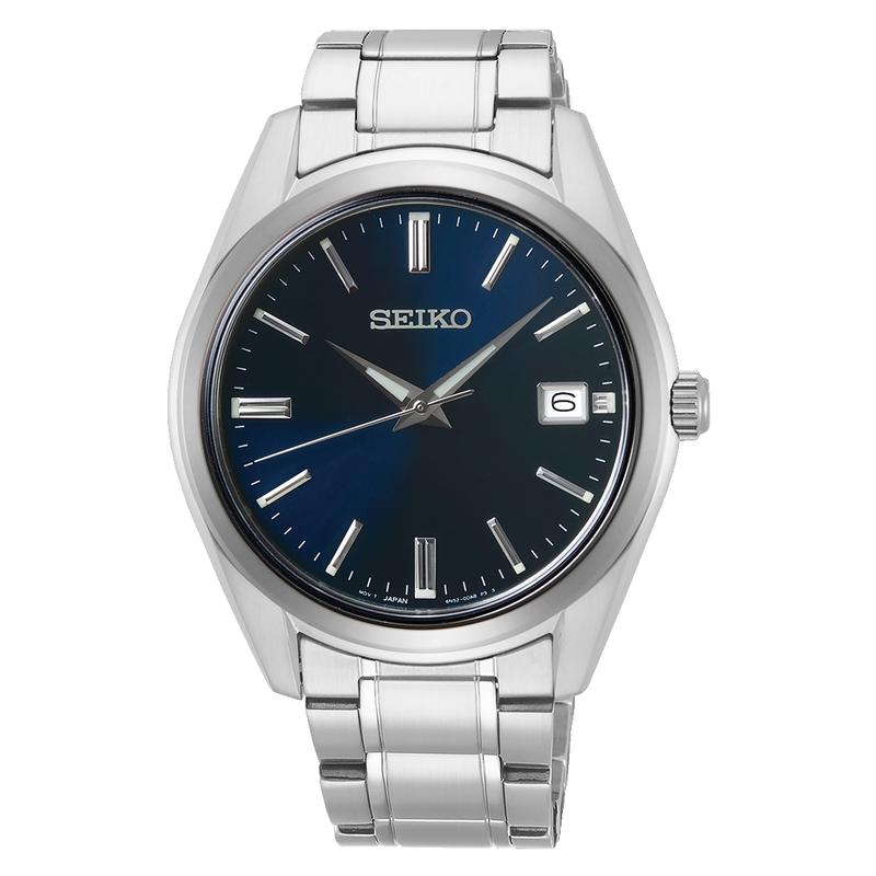 Seiko SUR309 Men Essentials Blue Dial Watch SUR309 (Pre-Order)