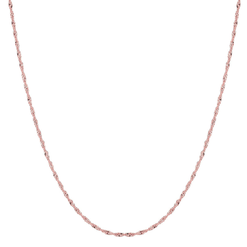 10K 1.80 mm Rose Gold Singapore CHAIN 22" (SKU C15367)